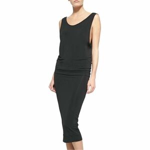 Helmut Lang Women’s Large Black  Sleeveless Jersey Maxi Dress